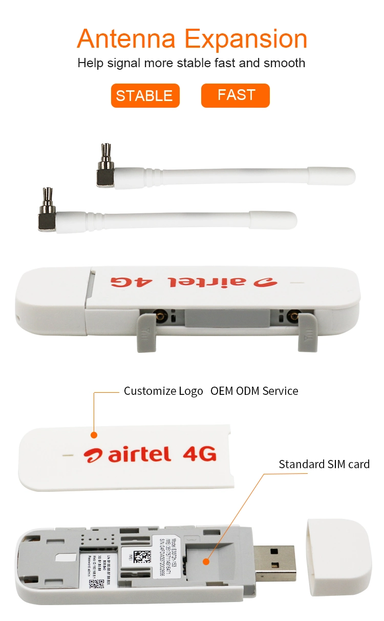 Fql162 4G LTE USB Modem Portable Mini Hotspot Router Support SIM Card