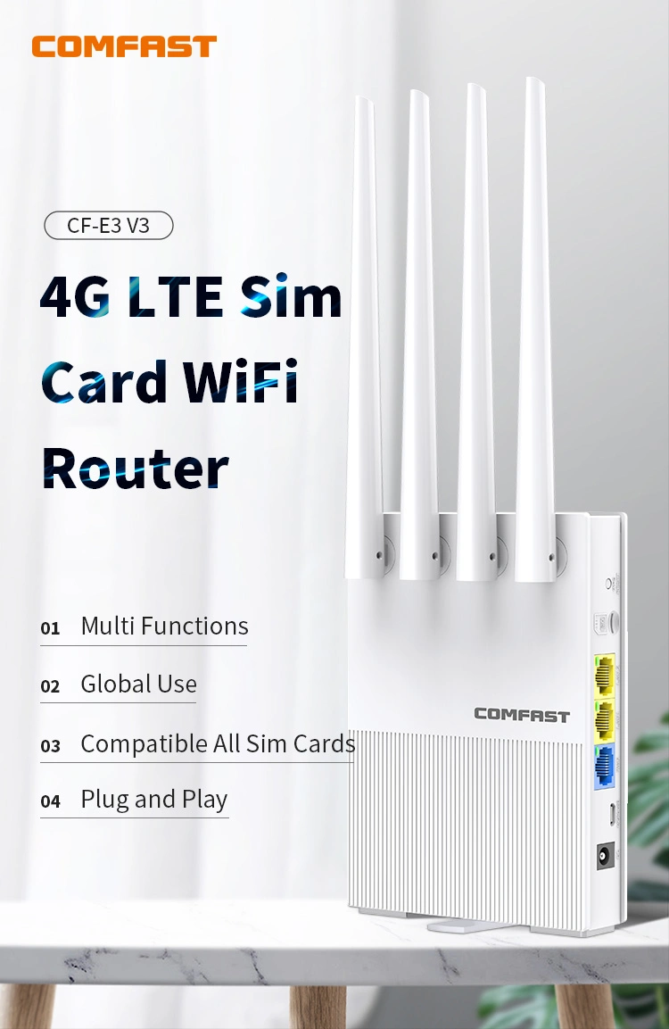 Comfast High Quality 3G 4G Wireless Hotpot Portable WiFi Router Mini Router with SIM Card Wireless 3G Mobile Router