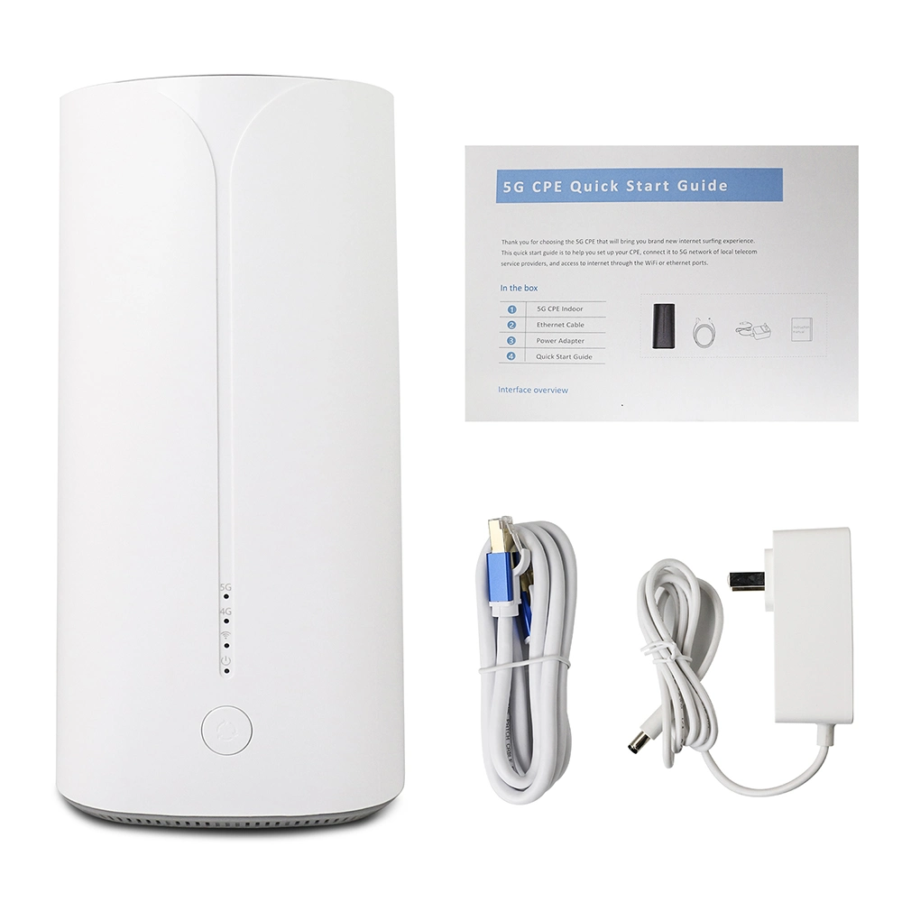 5g and WiFi 6 Wireless Router CPE Compatible with Nsa/SA Dual-Mode